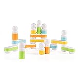 Guidecraft Grippies Links - 16 Piece Set, Stem Soft Grip Magnetic Building Toy for Toddlers