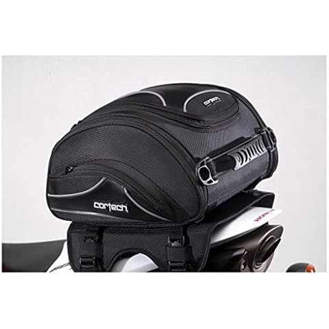Cortech Super 2.0 24-Liter Motorcycle Tail Bag - Black / 13.4" L x 14.2" W x 7.5" D Cover