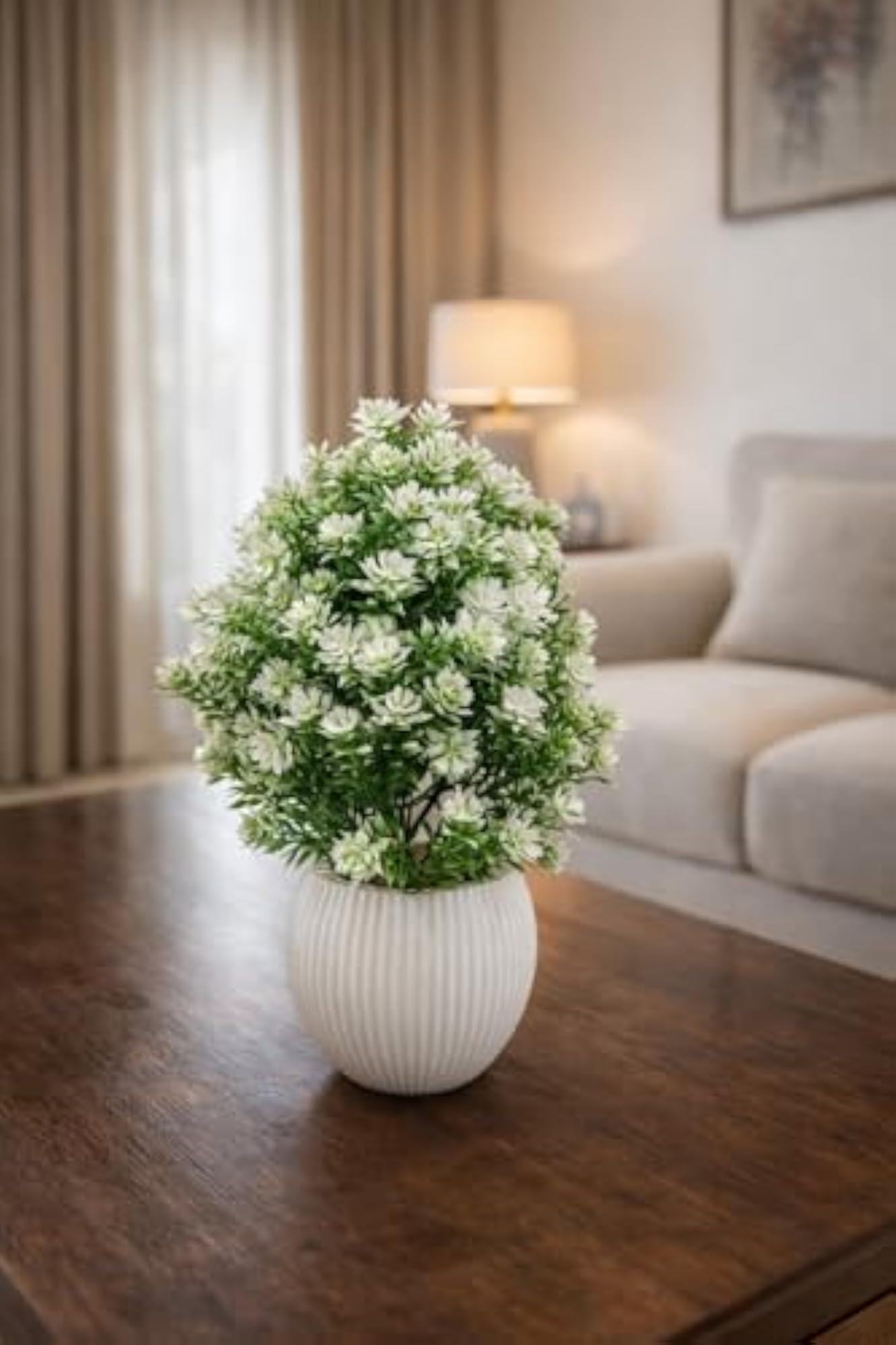 Boxwood Artificial Plant with Pot for Home Decor