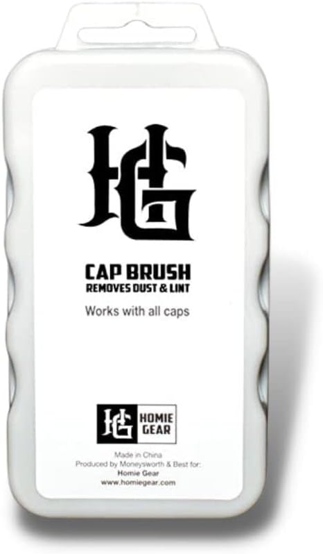 Homiegear Hat Cap Brush, Hat Care for Any Colored Cap, Cleaning Brush for Baseball Cap, Removes Dirt Lint Fur - Used for All Types of Hats