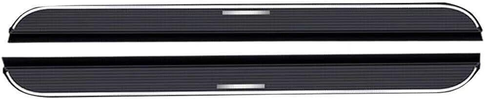 Side Steps 2pcs Running Board Fits for GMC Acadia 2024 2025 Fixed Side Step Nerf Bar Pedals Aluminum+ABS(with Bracket)