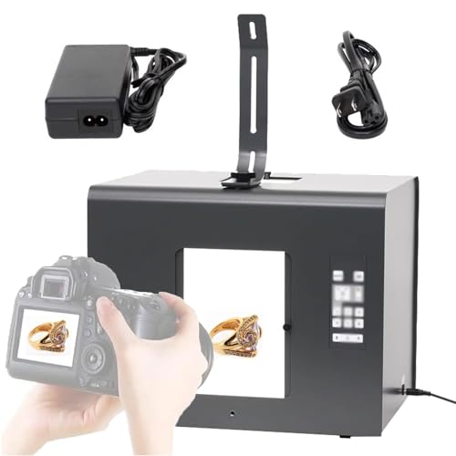 Caja de luz para fotografía de joyas y objetos de coleccionismo
