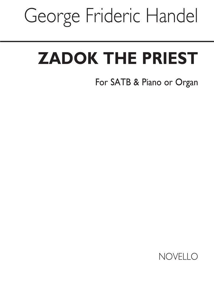 Coronation Anthem No.1 'Zadok The Priest' SSAATBB - 9780711988620