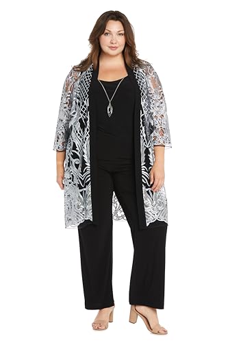 Image of R&M Richards Women's Threaded Charm Sequin Set
