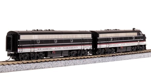 Broadway Limited 7759 EMD F7 AB, RBMN 270/275, Black/Red/White, A-Unit Paragon4 Sound/DC/DCC, Unpowered B, N Scale