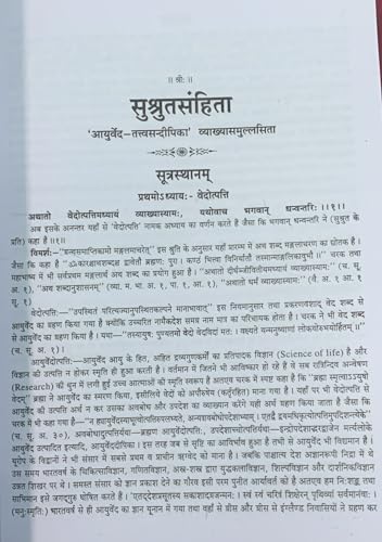 Image of Susruta Samhita Sanskrit Text with Hindi Translation (in 2 Volumes) with 5 pics. of Radius Pen