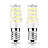 【Aplicaciones salvajes】: bombilla LED E14 con base de candelabro, se adapta a todos los pequeños dispositivos base de candelabro E14 y es fácil de atornillar. Ampliamente aplicado para frigorífico, máquina de coser, lámpara de sal, campana extractora y luz nocturna.