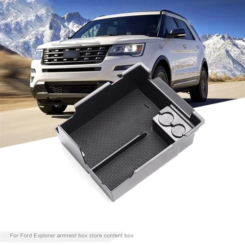 Compartimento central Ford Explorer para mantener el coche ordenado al viajar 2