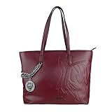 PLEINSPORT Unisex Large Tote Annie Handtasche, Bordeaux