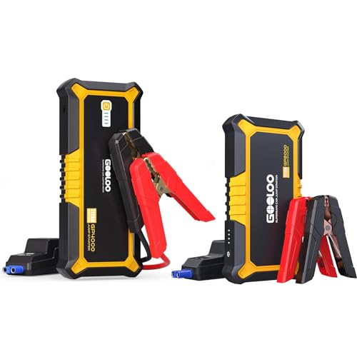 GOOLOO Portable GP4000 & GP2000 Car Jump Starters for 12 Volt Automotive Batteries,Jump Box Power Pack with USB Quick Charge & Flashlight