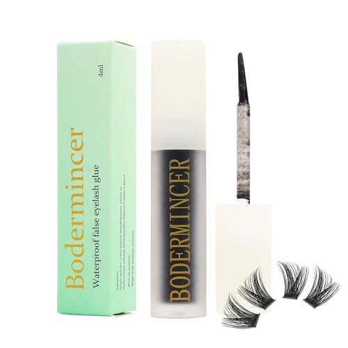 Bodermincer DIY at Home Lash Cluster Lash Glue Lash Bond Mild Waterproof Full Strip Eyelashes Glue Long Lasting