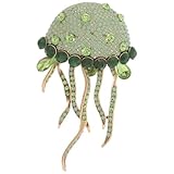 Éclat et élégance : l'ajout de sur l'épingle de la broche crée un effet éblouissant et lumineux. broche méduse, broches et épingles pour femmes
