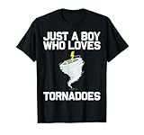 Funny Tornado Gift for Boys Kids Hurricane Weather Chaser T-Shirt Small