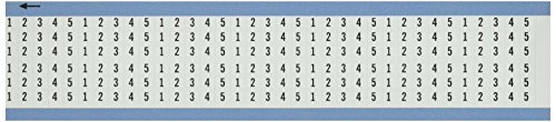 Papier vinyle Brady WM-1-5-PK repositionnable et réutilisable sans traces