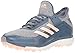 adidas Originals Fabela X - Zapatillas de hockey para mujer, Azul (Acero crudo/Naranja transparente/Gris), 35.5 EU