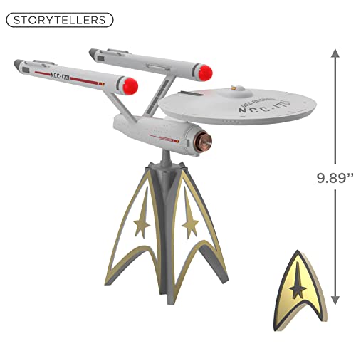 Hallmark Keepsake 2022, Star Trek U.s.s. Enterprise Musical Tree Topper With Light #TOP4