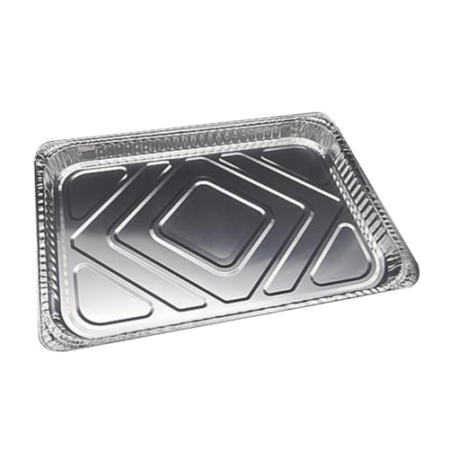 Bandejas desechables de papel de aluminio para cocinar sin ensuciar la barbacoa set de 10 2