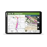 Garmin dēzl™ OTR820, Large High-Res 8” GPS Truck Navigator, Custom Truck Routing, Satellite Imagery, Wind Speed, Community-Shared Loading Docks, Truck Entrances & Parking, Dual-Orientation Display