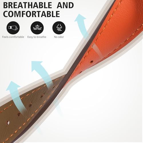 Italy Genuine Leather Watch Bands Men Women Compatible with Samsung Galaxy Watch Band, 20mm 22mm Lugs Watch Straps, Quick Release Wear-resistant Sweat-Resistant Smartwatch Replacement Strap