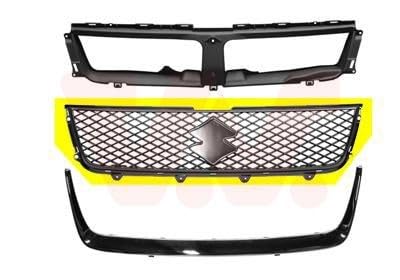VAN WEZEL 5250510 Grille de calandre noir Compatible avec SUZUKI Grand Vitara II SUV JT, TE, TD