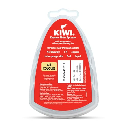 Kiwi Express Shine Sponge - Neutral, 1 Piece