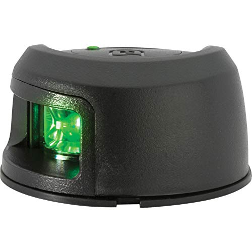 Attwood NV2012PBG-7 LED Navigation - Bi-Color Light Starboard, Black