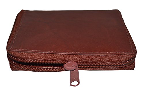 LB LEATHERBOSS 100% Genuine Leather Bi-fold Mens Wallet Brown #702cf3