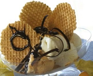 Wafer Ice Cream 1000 moldes redondos para helados y dulces