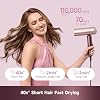 Secador de Pelo dreame Pocket Aura, Motor de Alta Velocidad de 110,000RPM, Control de Calor por Distancia, Cuidado con Iones de Plasma, Detección Automática de Accesorios, Secador de Viaje de Doble Voltaje con Kit de Estilizado 6