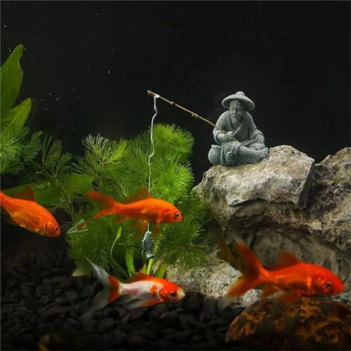 Figuras Decorativas Pescadores Japoneses Mini, 2 piezas miniatura 3
