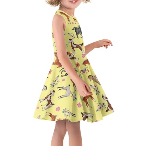 Girls Dresses Sleeveless Dress Cute Toddler Girl Clothes Summer 3-163