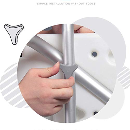 Tabouret de douche médicale réglable avec assise antidérapante en caoutchouc CHEWYNP