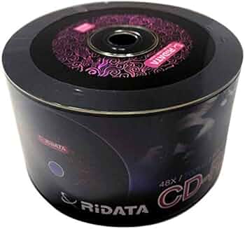 Amazon.com: 100 Pack Ridata Black CD-R 48X 700MB 80Min Digital