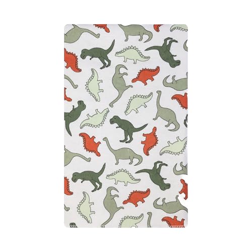Image of Hudson Baby Cotton Flannel Burp Cloths 12-Pack Bundle, Multi Color Dino, One Size