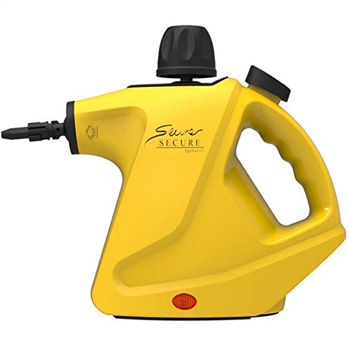 Handgerät Dampfreiniger 400Ml Wasserbehälter Dampfreiniger Mehrzweck Wassertank Mit 9 Zubehörteilen Für Fleckenentfernung Teppiche Vorhänge