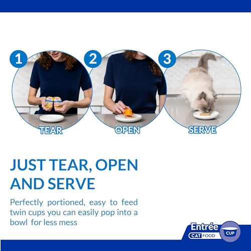 Image of INABA Churu Entree Pate for Cats, Grain-Free, High Protein & Moisture, Prebiotic Wet Cat Food, 1.23oz. per Serving, 12 Servings, Chicken Recipe with Tuna (Pack of 2)