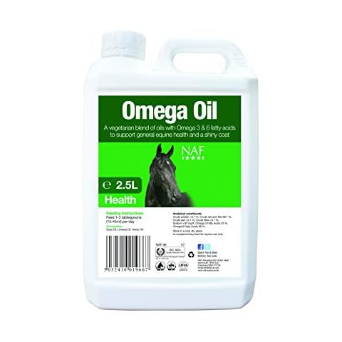 Natural Animal Feeds Unisex's NLF0601 NAF Omega Oil, Clear, 2.5 Litre Cover