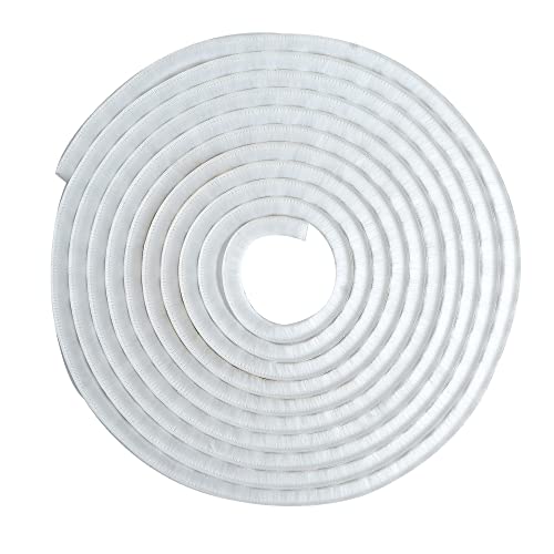 16.5 Ft Brush Weather Stripping, Self-Adhesive Pile Weatherstrip For Sliding Doors And Windows Frame Side, Felt Seal Strip Weatherproof Soundproof Dustproof(11/32 X 11/32 Inch, White) #TOP4