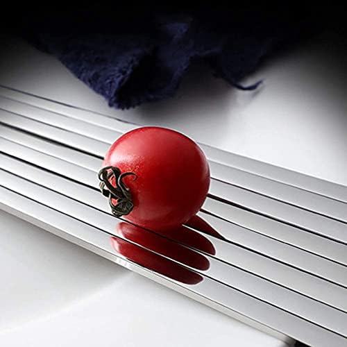 Set di bacchette riutilizzabili in acciaio inox, lavabili in lavastoviglie, bacchette in metallo per casa e viaggi