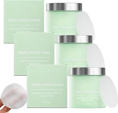 Image of Zero Pore Pads - Deep Cleansing & Pore Minimizing,Korean Beauty Pore Pads,Facial Exfoliating Pads,Dual-Textured Facial Toner Pads,Smooths Skin Texture& Brightens Skin,Minimizing Pores (3 pcs)