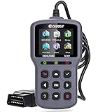 CGSULIT OBD2 Scanner Car Code Reader, SC301 OBDII Diagnostic Scan Tool for Vehicles Check Engine Light, Emission Analyzer, O2 Sensor Test, Smog Check, Car Health Monitor and Repair Tool, Grey