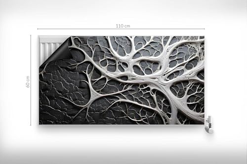 Alfombrilla magnética para radiador en salones modernos panel decorativo 5