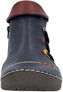 Rieker Dames N3271 Sneakers, Honing Forest Pacific Brandy Zwart Zwart 68, 40 EU
