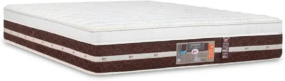 Colchao Silver Star Pkt Hibrido Air One Face Queen 158x198x32 Castor