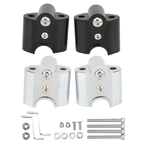 Guidon Riser collier de serrage chromé pour moto R18 2020-2021 - 3