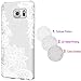 Sidande for Galaxy S7 Edge Case, for Samsung S7Edge Shockproof Clear Floral Soft Flexible TPU Slim Phone Protective Cover for Samsung Galaxy S7 Edge Mandala