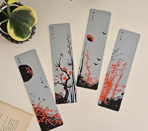 Image of 3D Anime Warrior Bookmark Set (Set of 3) - Demon Slayer Inspired | Stylish Matte Finish | Perfect Gift for Manga & Anime Fans (Cherry Blossom)
