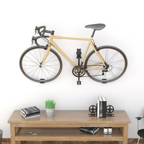 Soporte de pared para bicicletas que ahorra espacio en tu garaje con diseño de búho 7
