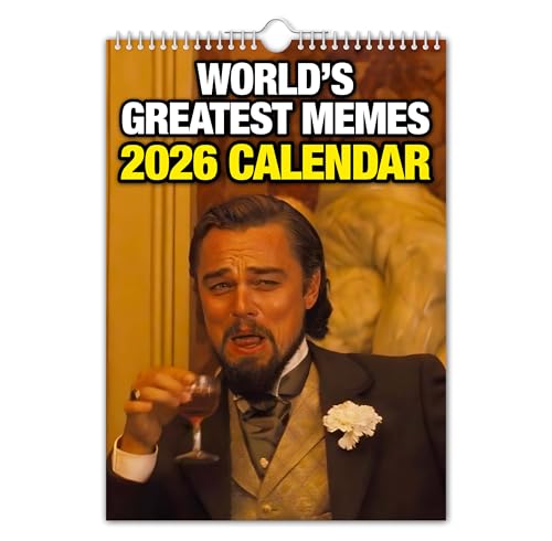 The Calendar King // Worlds Greatest Memes - 2026 Wall Calendar (Full Colour A4 Size)