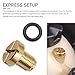 yorpyep Radiator Drain Plug, Exhaust Water Pipe Screw with Sealing Ring, Cooling System Expansion Box Ventilation Screw 17111712788, Compatible with 1/3/5 Series X1 X3 X5 E36 E39 E46 (Gold)